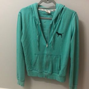 Green zipper jacket from Pink
